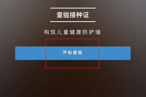 贵阳市接种证自助查验系统（附操作流程）
